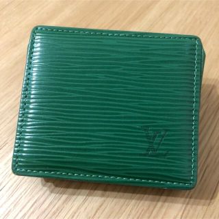 ルイヴィトン(LOUIS VUITTON)の美品 ルイヴィトン エピ ポルトモネ ボワット コインケース ボルネオグリーン(コインケース)