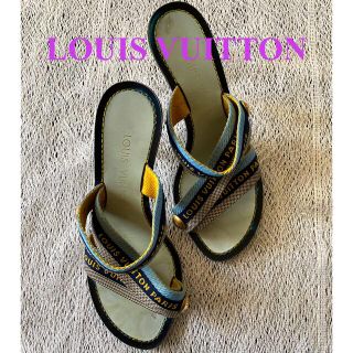 ルイヴィトン(LOUIS VUITTON)のLOUIS VUITTON サンダル 22.5センチ (サンダル)