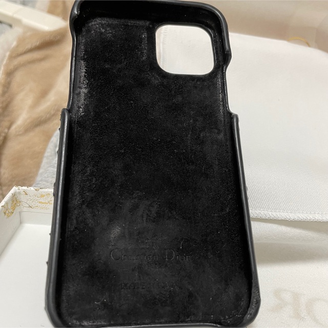 LADYDIOR iPhone11proケース ブラック Dior ディオール