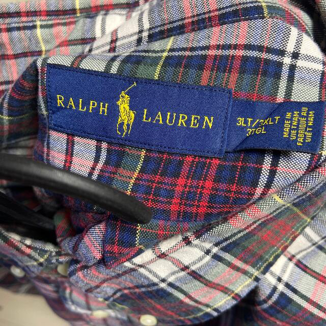 POLO RALPH LAUREN(ポロラルフローレン)のラルフローレン　ビッグサイズ　チェックワイシャツ メンズのトップス(シャツ)の商品写真