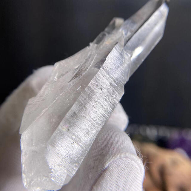 アバンダンス 水晶クラスター ペルー産 レムリアン クォーツ 鉱物標本-