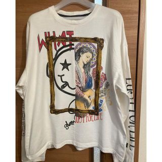 グラム(glamb)のgramb ドッキングTシャツ ホワイト Sサイズ(Tシャツ/カットソー(七分/長袖))