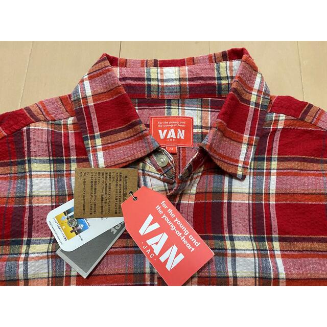VAN Jacket(ヴァンヂャケット)のVAN RED／⑧半袖シャツ（Ｍ）／レッド系チェック メンズのトップス(シャツ)の商品写真