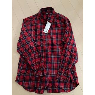 ユニクロ(UNIQLO)のUNIQLO  フランネルチェックシャツ　XL(シャツ/ブラウス(長袖/七分))