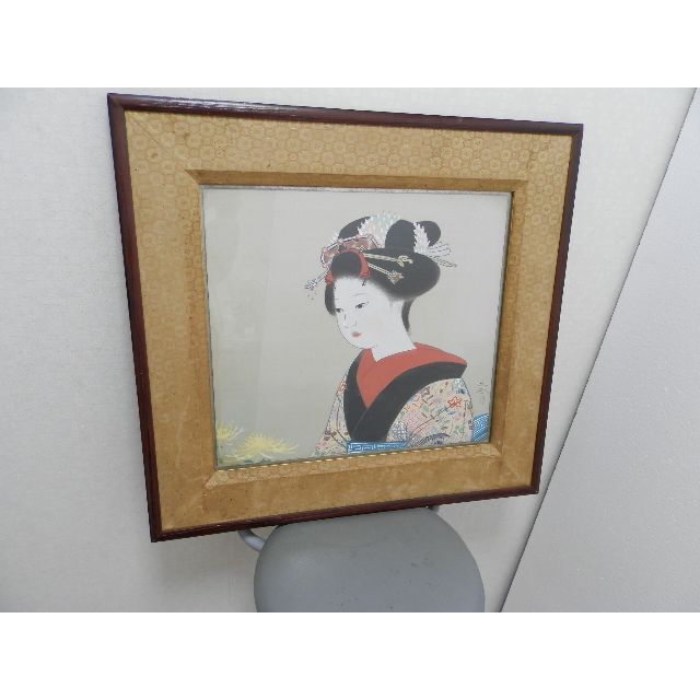 日本画 美人画1 舞妓 真作 日本画 美人画1 舞妓 真作