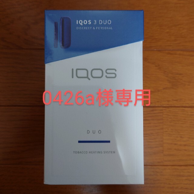 輝い IQOS ブルー（未使用品） Duo アイコス - タバコグッズ