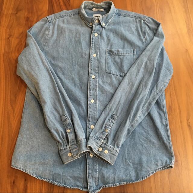 ZARA(ザラ)の最終SALE ZARA デニムシャツ メンズのトップス(シャツ)の商品写真