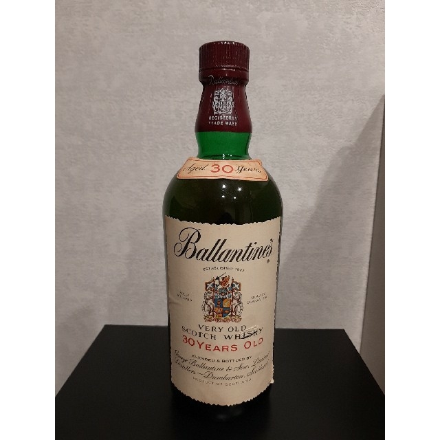 古酒 バランタイン Ballantines 30年 赤キャップ グリーンボトル-