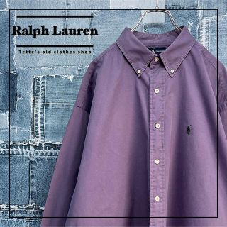 ラルフローレン(Ralph Lauren)の【mi様専用】ラルフローレン【BDシャツ】ワンポイント刺繍ロゴ ビッグサイズ(シャツ)