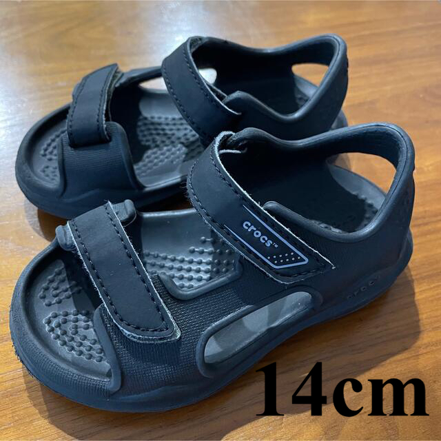 crocs(クロックス)のcrocs クロックス 14cm キッズ/ベビー/マタニティのベビー靴/シューズ(~14cm)(サンダル)の商品写真