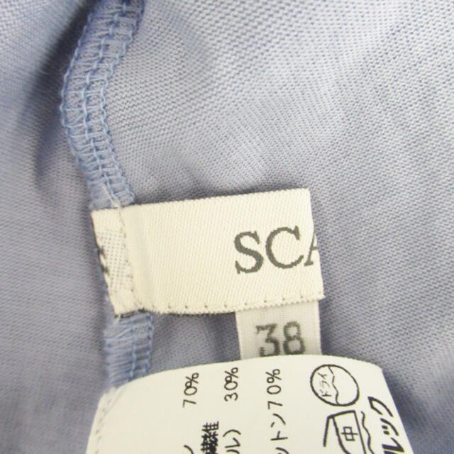 SCAPA(スキャパ)のスキャパ SCAPA カットソー ラウンドネック 半袖 38 水色 ライトブルー レディースのトップス(カットソー(半袖/袖なし))の商品写真