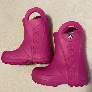 クロックス(crocs)のレインブーツ　クロックス　15cm(長靴/レインシューズ)