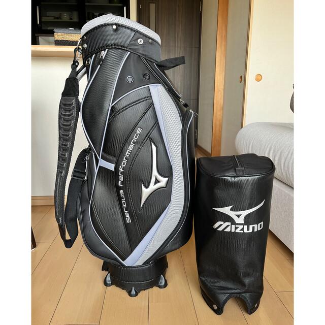 MIZUNO 美品 ミズノ MIZUNO キャディバッグ ゴルフバック 軽量 メンズレディースの通販 by シェリー's shop｜ミズノならラクマ