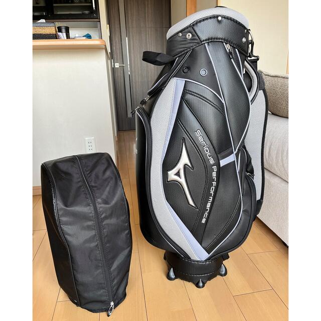 MIZUNO - 美品 ミズノ MIZUNO キャディバッグ ゴルフバック 軽量