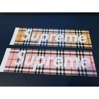 シュプリーム(Supreme)のSupreme BURBERRY Box Logo Sticker セット(ノベルティグッズ)