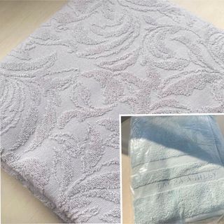 ローラアシュレイ(LAURA ASHLEY)の【同梱専用】ローラアシュレイバスタオル2枚フォーウェイ＆ブランドダックエッグ新品(タオル/バス用品)