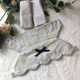 エルゴベビー(Ergobaby)のエルゴ　抱っこ紐　首回りカバー(ポケット付)　よだれカバー　セット　リバーシブル(抱っこひも/おんぶひも)