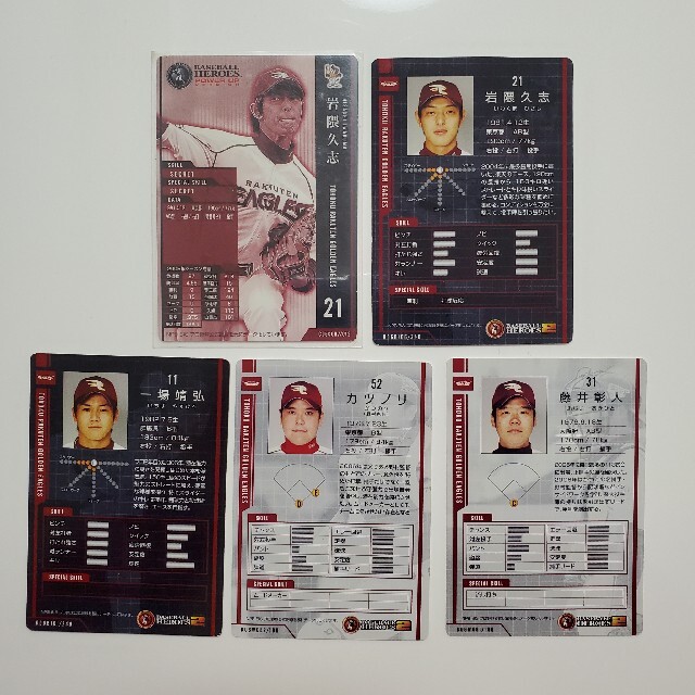 BBH 野球選手カード(2005·2006年楽天) 5枚の通販 by R's shop｜ラクマ