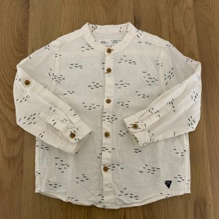 ザラキッズ(ZARA KIDS)のZARA バンドカラーシャツ　(ブラウス)