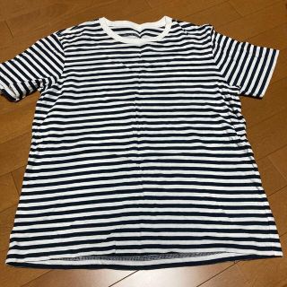 ムジルシリョウヒン(MUJI (無印良品))の無印　ボーダーTシャツ(Tシャツ(半袖/袖なし))