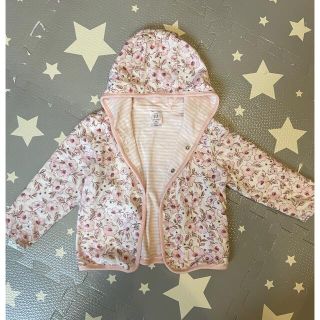 ベビーギャップ(babyGAP)のGAP ジャンパー　リバーシブル　花柄(ジャケット/コート)