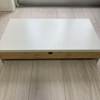 イケア(IKEA)のIKEA ELLOVEN エロヴェン 引き出し付きモニタースタンド(棚/ラック/タンス)