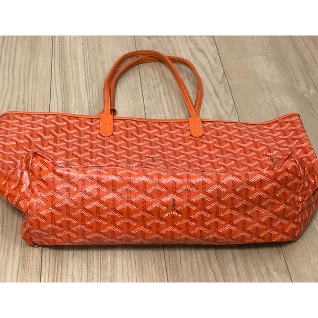 GOYARD(ゴヤール)のゴヤール　サンルイ　PM オレンジ　中古 レディースのバッグ(トートバッグ)の商品写真