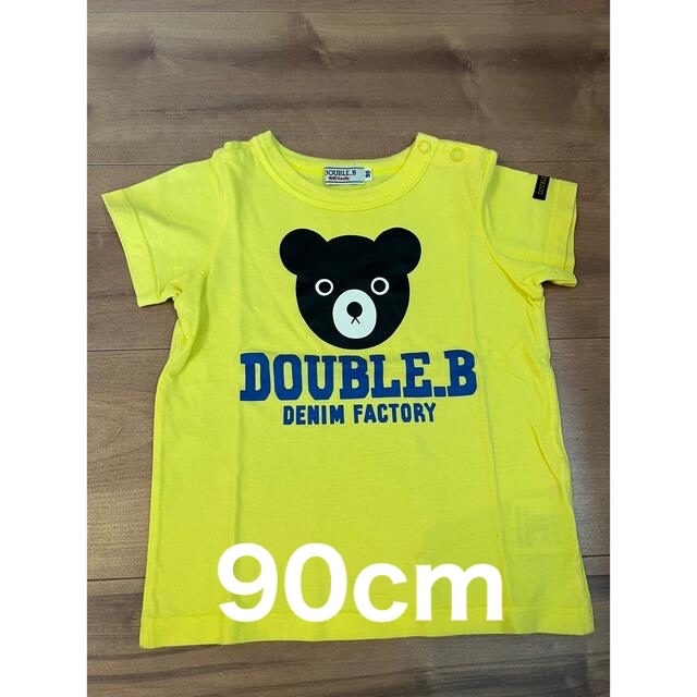 DOUBLE.B(ダブルビー)のダブルB Tシャツ　90cm キッズ/ベビー/マタニティのキッズ服男の子用(90cm~)(Tシャツ/カットソー)の商品写真