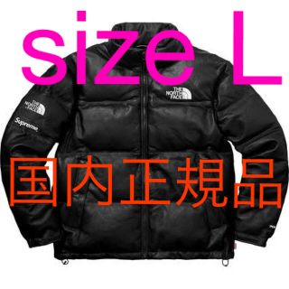 シュプリーム(Supreme)のsupreme the north face leather nuptse (ダウンジャケット)