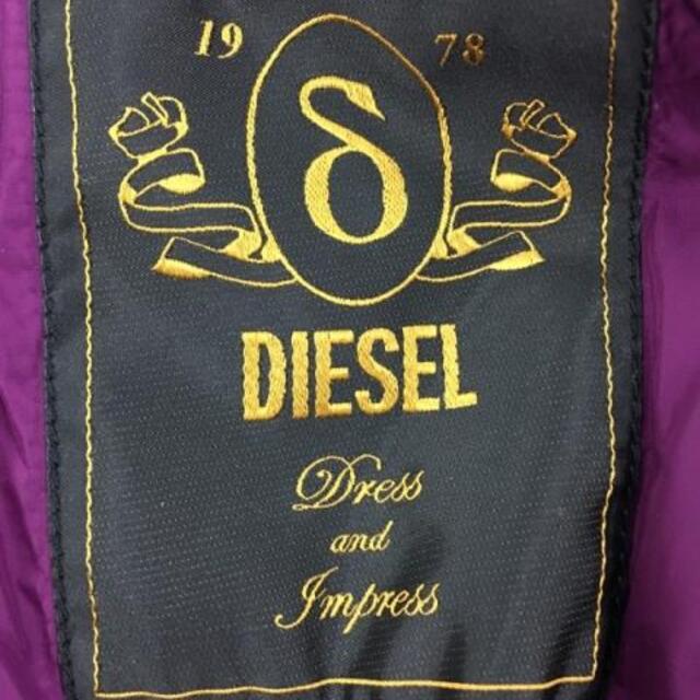 DIESEL(ディーゼル)のディーゼル ダウンコート サイズM パープル レディースのジャケット/アウター(ダウンコート)の商品写真