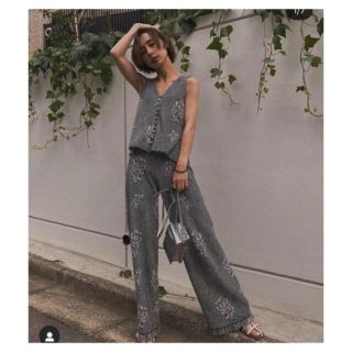 アメリヴィンテージ(Ameri VINTAGE)の専用Ameri VINTAGE ZOE JACQUARD KNIT PANTS(カジュアルパンツ)