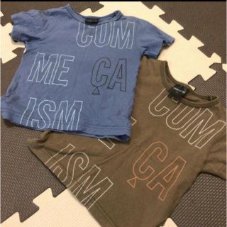 コムサイズム(COMME CA ISM)のコムサイズム・色違いTシャツ2枚セット(Ｔシャツ)