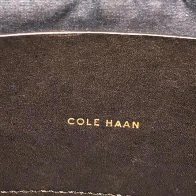 Cole Haan(コールハーン)のコールハーン トートバッグ 黒 編み込み レディースのバッグ(トートバッグ)の商品写真