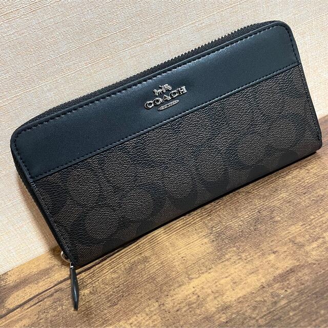 COACH(コーチ)の新品 COACH コーチ F76873 シグネチャー PVC 長財布 レディースのファッション小物(財布)の商品写真