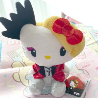 ハローキティ(ハローキティ)のYOSHIKITTY ぬいぐるみ 最終値下げ🎉(ぬいぐるみ)