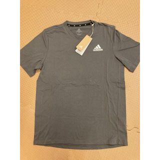 アディダス(adidas)のadidas アディダス TシャツMサイズグレー新品(Tシャツ/カットソー(半袖/袖なし))