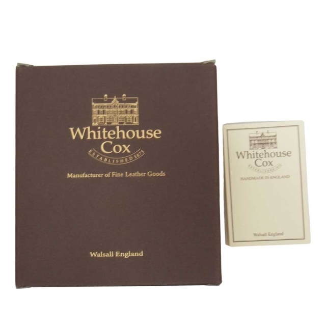 WHITEHOUSE COX(ホワイトハウスコックス)のホワイトハウスコックス ブライドルレザー 二つ折り財布【未使用】【中古】 メンズのファッション小物(折り財布)の商品写真