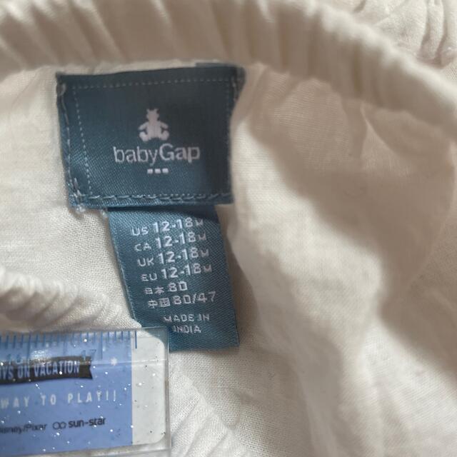 babyGAP(ベビーギャップ)の【値下げ‼️】ベビーギャップ　レースワンピース　ブルマ　セット　春夏 キッズ/ベビー/マタニティのベビー服(~85cm)(ワンピース)の商品写真