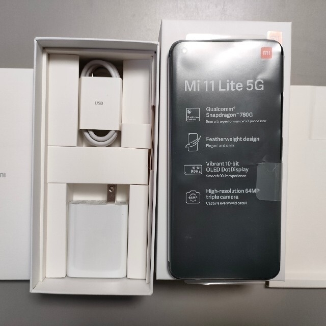 Xiaomi mi 11 lite 5g トリュフブラック ほぼ新品
