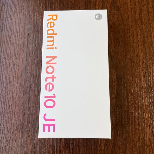 【新品・未使用】Xiaomi Redmi Note 10 JE XIG02スマホ家電カメラ