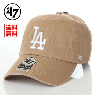 フォーティセブン(47 Brand)の【新品】47 キャップ LA ドジャース 帽子 ベージュ レディース メンズ(キャップ)