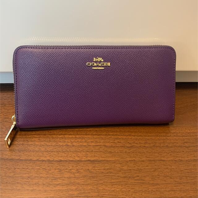 COACH(コーチ)のレアカラー　コーチ　　長財布　紫 メンズのファッション小物(長財布)の商品写真