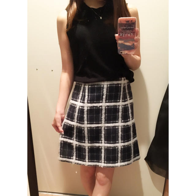 Noela - シャギーチェックスカート♡の通販 by yun's shop|ノエラなら