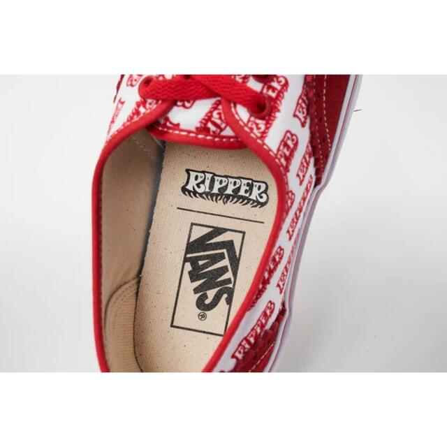 即発送！新品！27.5cm vans ripper コラボ 第ニ弾 赤