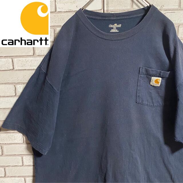 carhartt(カーハート)の90s 古着 カーハート ロゴタグ ポケットT XL ビッグシルエット メンズのトップス(Tシャツ/カットソー(半袖/袖なし))の商品写真