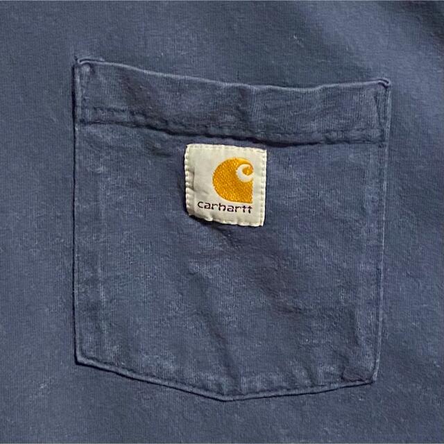 carhartt(カーハート)の90s 古着 カーハート ロゴタグ ポケットT XL ビッグシルエット メンズのトップス(Tシャツ/カットソー(半袖/袖なし))の商品写真