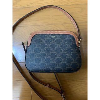 セリーヌ(celine)の最終お値下げ　セリーヌ　スモールカメラバッグ　トリオンフキャンバスタン(ショルダーバッグ)