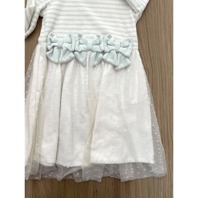 BeBe(ベベ)のBebe 女の子110cmワンピース キッズ/ベビー/マタニティのキッズ服女の子用(90cm~)(ワンピース)の商品写真