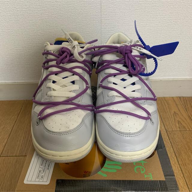 NIKE OFFWHITE DUNK LOW lot 48  28.5