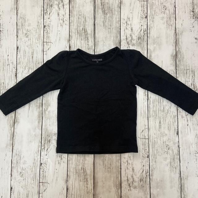 BeBe(ベベ)の2枚セット　黒Tシャツ　 キッズ/ベビー/マタニティのキッズ服女の子用(90cm~)(Tシャツ/カットソー)の商品写真